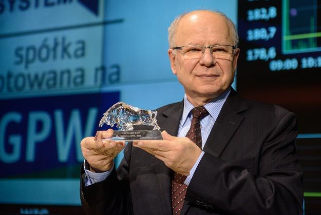 Mirosław Grudzień, prezes Vigo System, w czasie debiutu na GPW /PAP