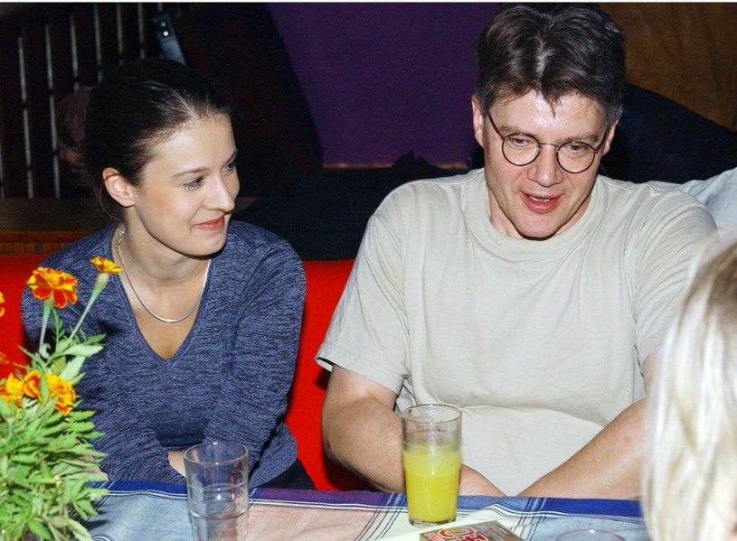 Mirosław Konarowski z żoną /Tricolors /East News
