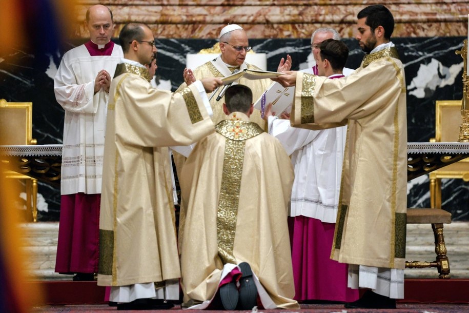 Mirosława Wachowski na mszy świętej w Bazylice Świętego Piotra w Watykanie, 26 października 2025 /GIUSEPPE LAMI / POOL /PAP