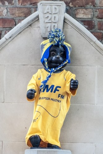 Miś Maciuś w ubranku z logo naszego radia /Dariusz Proniewicz /RMF FM