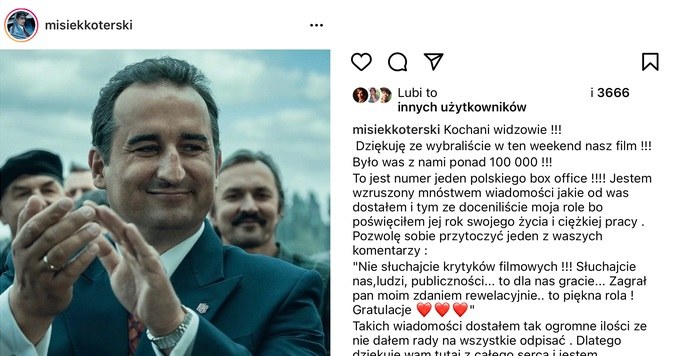Misiek Koterski / Instagram @misekkoterski /Instagram /Instagram