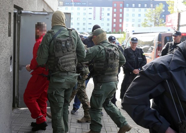 "Misiek" w siedzibie śląskiego wydziału Prokuratury Krajowej w Katowicach / 	Andrzej Grygiel    /PAP