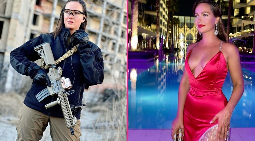 Miss Ukrainy porzuciła dotychczasowe życie na rzecz walki z okupantem /Instagram