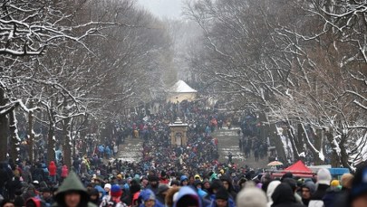 Misterium Męki Pańskiej w Kalwarii Zebrzydowskiej. Uczestniczyło w nim ok. 65 tys. wiernych
