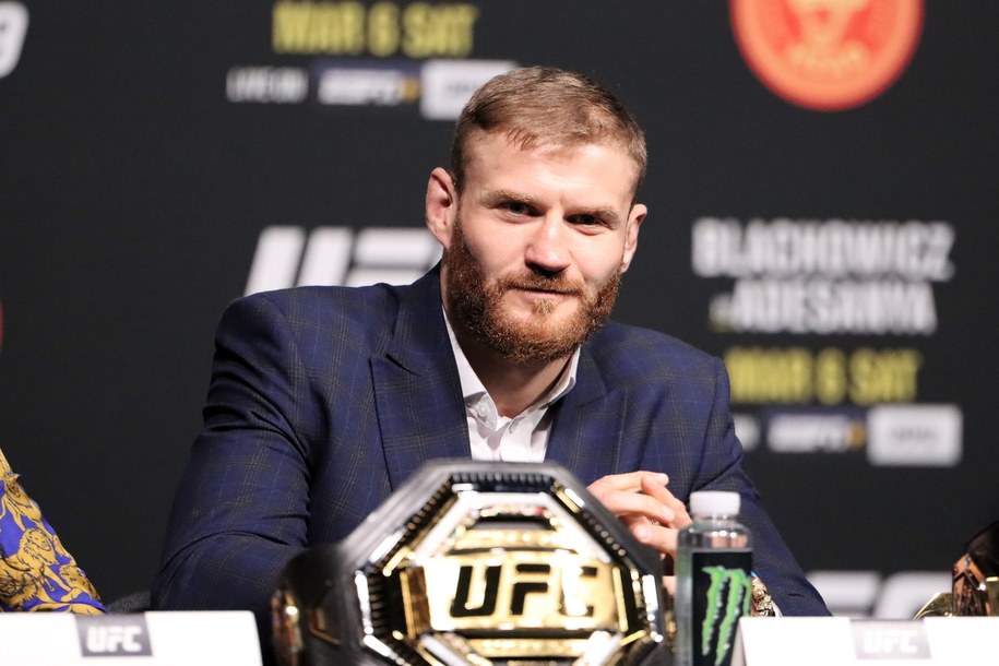 Mistrz świata UFC w wadze półciężkiej Jan Błachowicz /Maciej Cholewiński /PAP