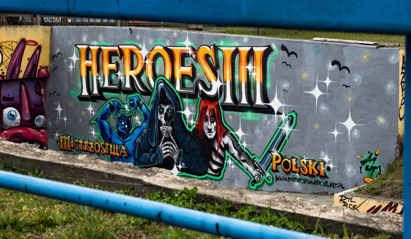 Mistrzostwa Polski w Heroes of Might & Magic III - okazjonalne graffiti /materiały prasowe