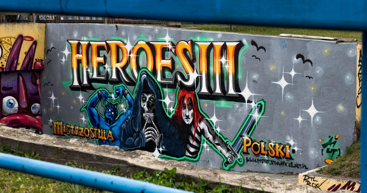 Mistrzostwa Polski w Heroes of Might & Magic III - okazjonalne graffiti /materiały prasowe