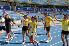 Mistrzowski bieg z Ewą Swobodą na Stadionie Śląskim 