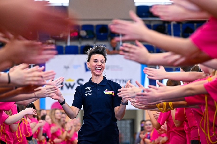 Mistrzynie sportu będą zachęcać uczennice z Kujaw i Pomorza do udziału w lekcjach wychowania fizycznego /Paweł Skraba /