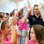 "Mistrzynie w szkołach". Niezwykła lekcja wf w Warszawie