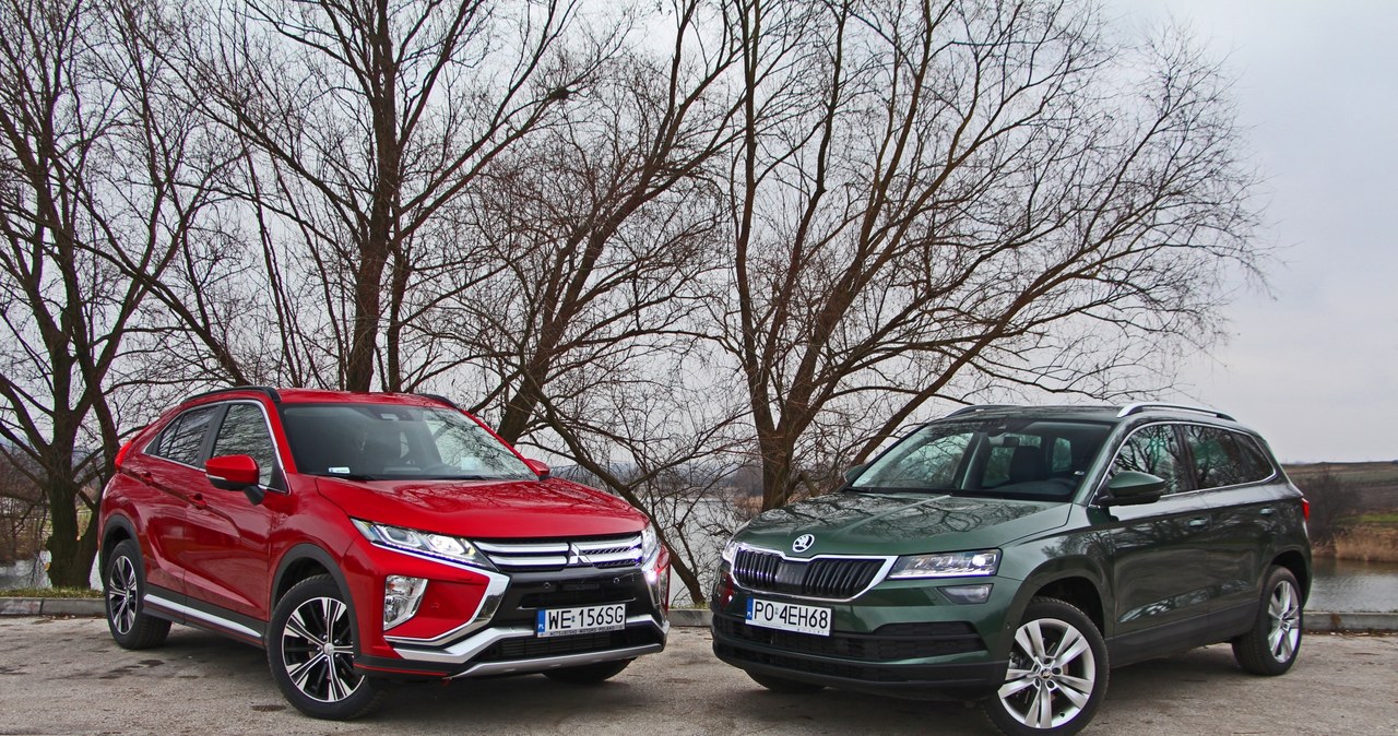 Mitsubishi Eclipse Cross i Skoda Karoq /INTERIA.PL