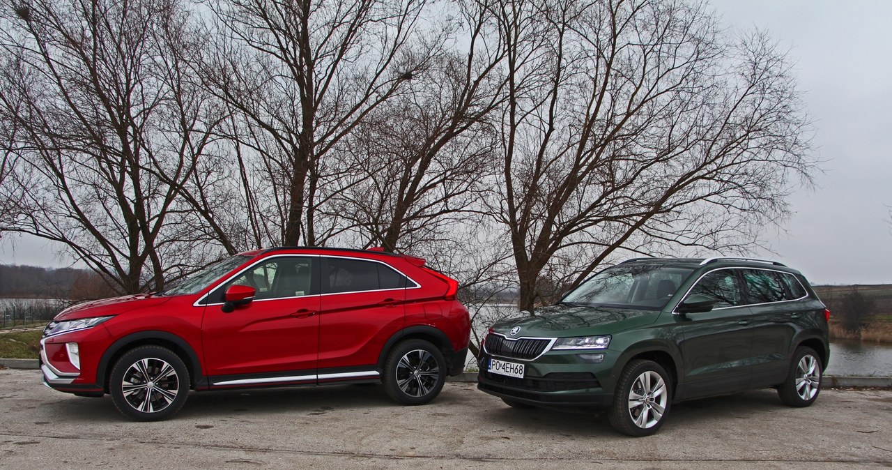 Mitsubishi Eclipse Cross i Skoda Karoq /INTERIA.PL