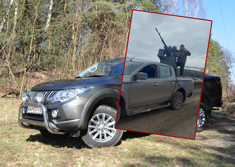 Mitsubishi L200 - Interia.pl/ @UAWeapons - Twitter /Informacja prasowa