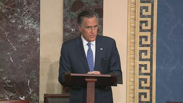 Mitt Romney /US SENATE TV / HANDOUT /PAP/EPA