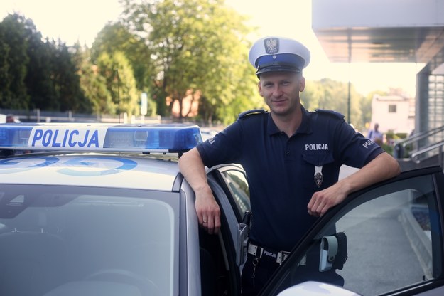 Mł. asp. Kamil Szumny /KWP Kraków /Policja