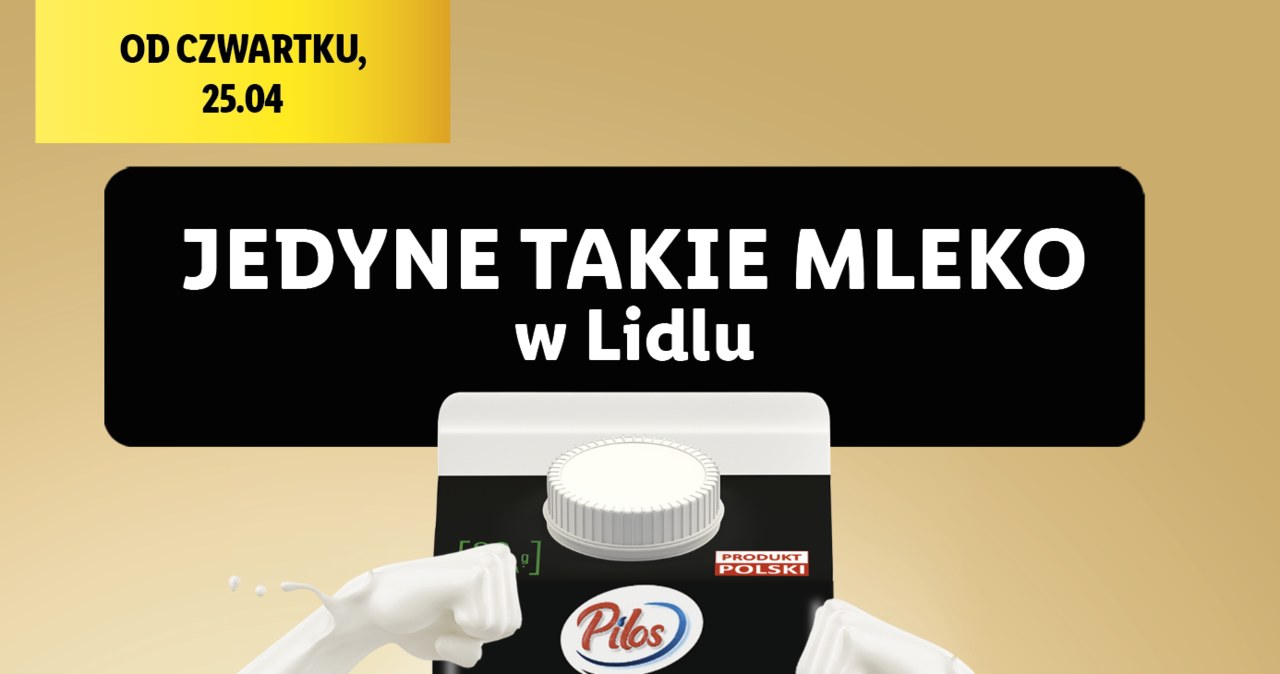 Mleko proteinowe w Lidlu! /Lidl - materiały prasowe /INTERIA.PL