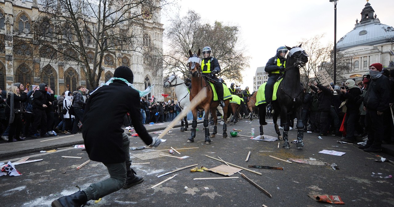 Młodzi londyńczycy protestowali przeciwko podniesieniu opłat za studia