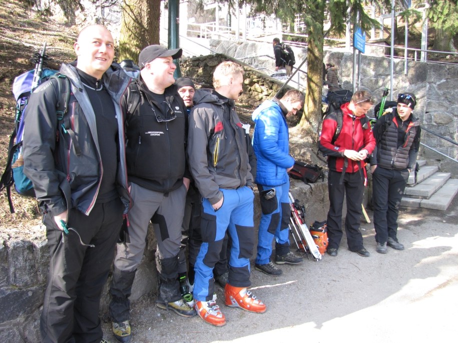 Młodzi zakopiańczycy przed wyprawą na Giewont /Maciej Paahicki /RMF FM