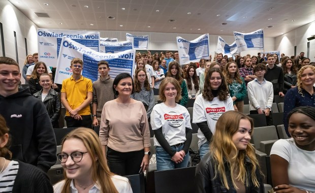 Młodzież promowała transplantację. Za nami finał 15. edycji kampanii "Drugie życie"