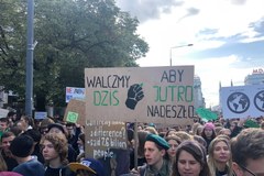 Młodzieżowy strajk klimatyczny w Wraszawie