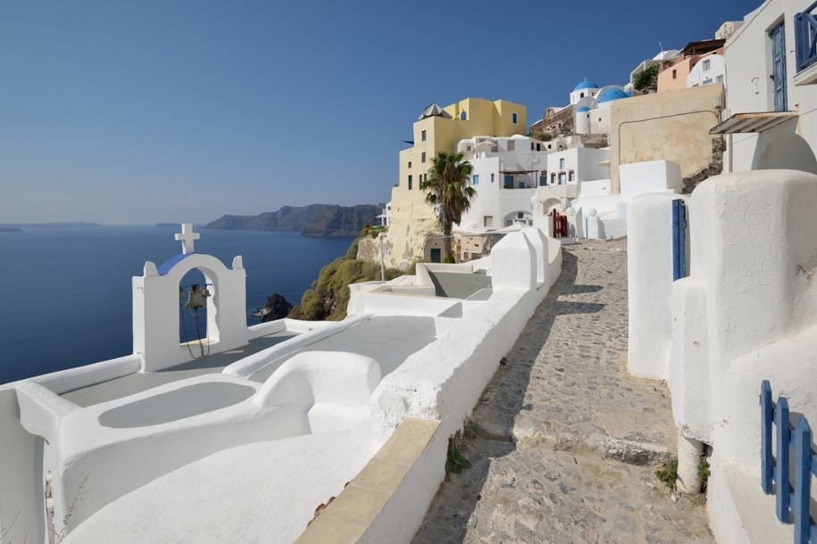 Mniej turystów na Santorini /Shutterstock