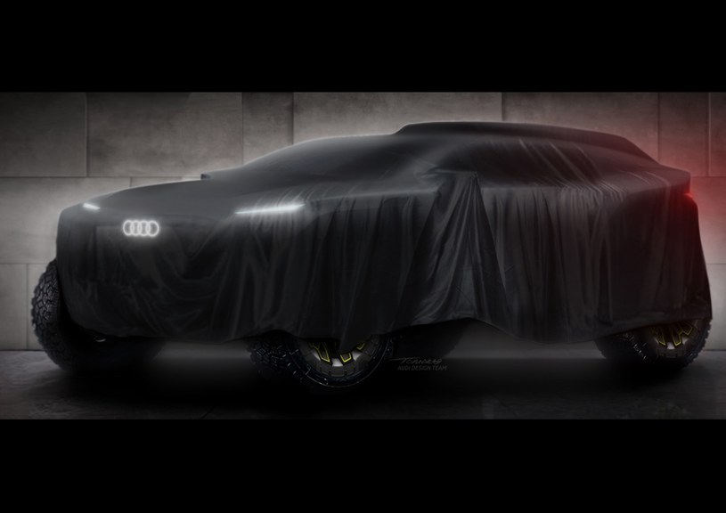 Mniej więcej takim samochodem Audi chce rywalizować w Dakarze w sezonie 2022 /Informacja prasowa