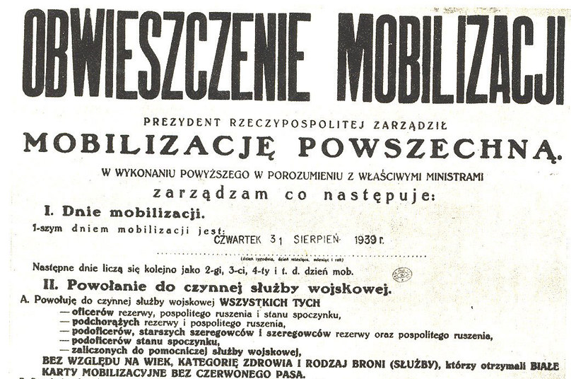 Mobilizację powszechną ogłoszono 31 sierpnia fot. Wikipedia /INTERIA.PL