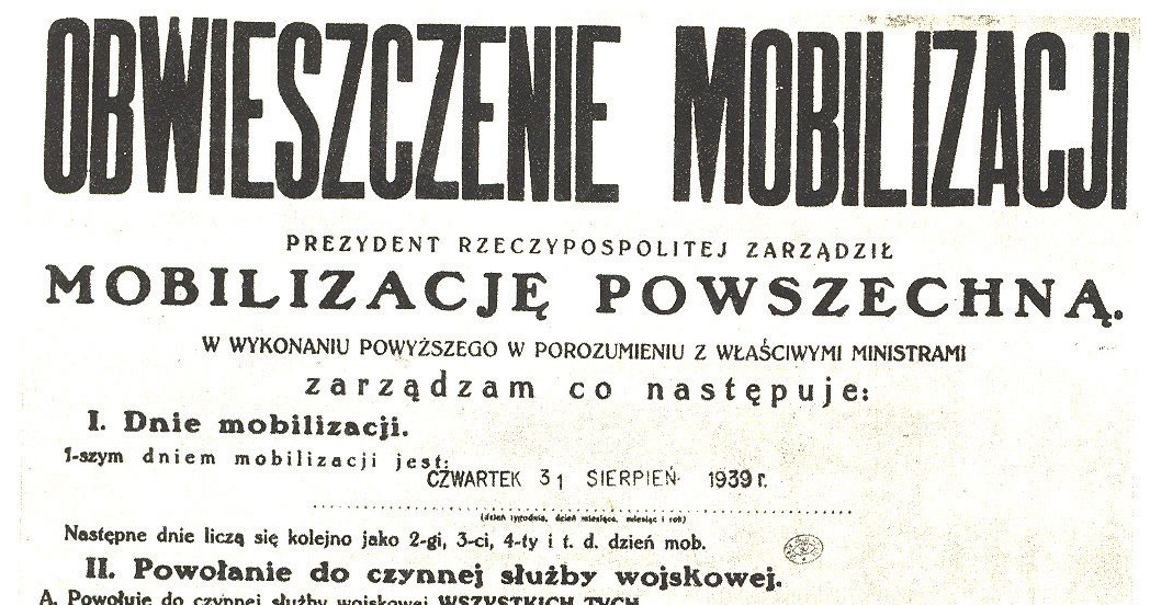 Mobilizację powszechną ogłoszono 31 sierpnia fot. Wikipedia /INTERIA.PL