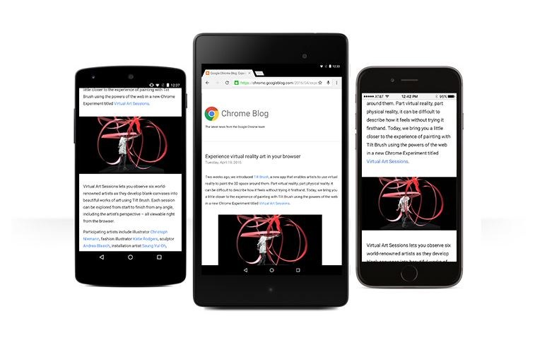 Mobilny Google Chrome będzie jeszcze łatwiejszy w użytkowaniu /materiały prasowe