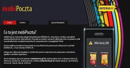 mobiPoczta w portalu INTERIA.PL /INTERIA.PL