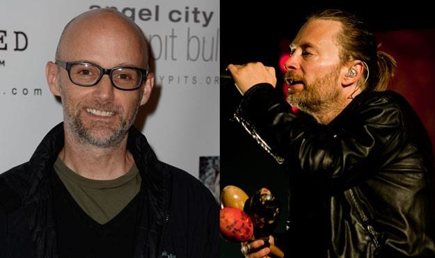Moby i Thom Yorke nie nadają na tych samych falach /Getty Images/Flash Press Media