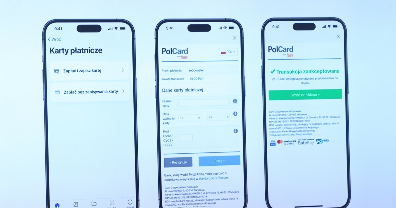 mObywatel pozwoli płacić podpiętą kartą. Resort rozwija ePłatności. /Tomasz Jastrzębowski /Reporter