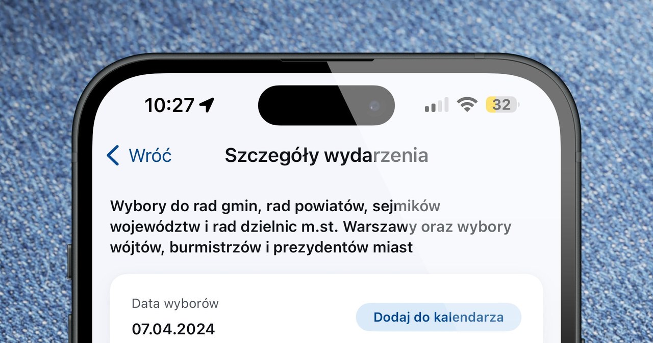 mObywatel wyświetla szczegółowe informacje o właściwym miejscu wyborów. /Dawid Długosz /INTERIA.PL