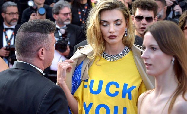 Mocny przekaz modelki w Cannes. Zwróciła się do Putina