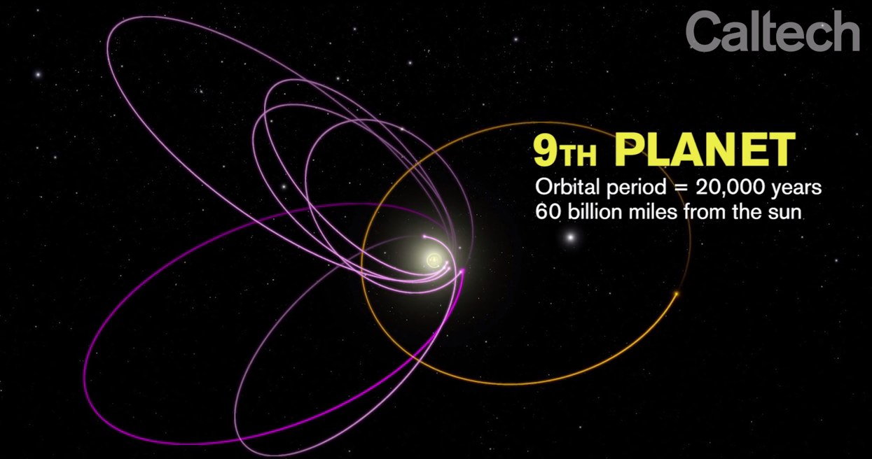 Model orbit ciał Pasa Kuipera uwzględniający istnienie 9 planety /materiały prasowe