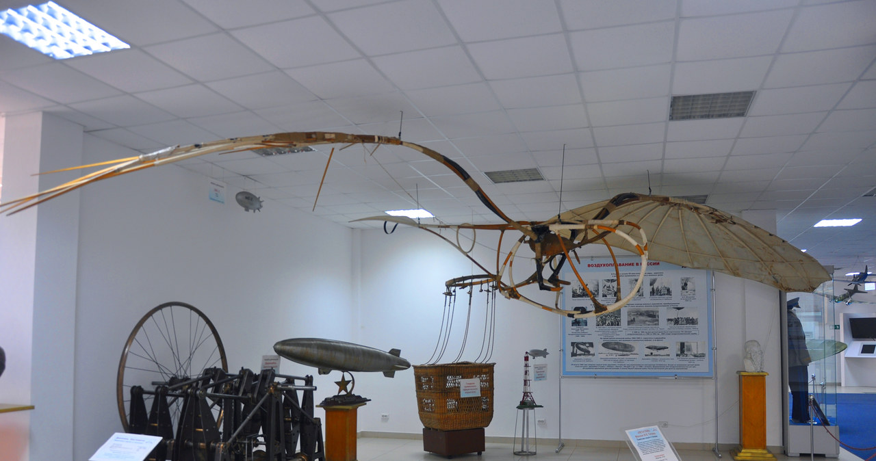 Model ornitoptera w muzeum historycznym /123RF/PICSEL