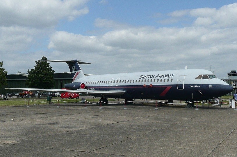 Model samolotu, który uległ awarii podczas lotu BA5390 /Wikipedia
