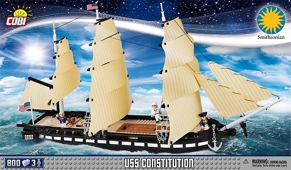Model USS Constitution może przyłączyć się do zabawy w piratów /materiały prasowe