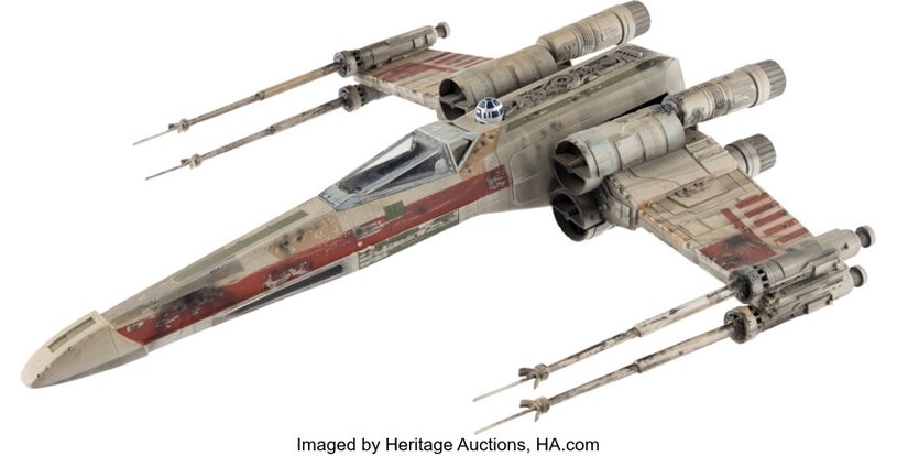 Model X-winga z Gwiezdnych Wojen trafił na aukcję /Heritage Auctions /materiały prasowe