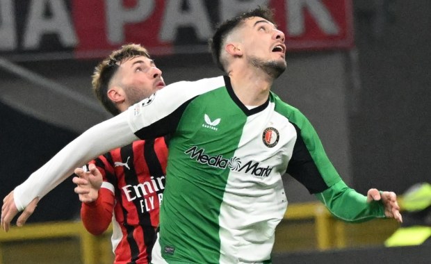 Moder i Marciniak w akcji. Feyenoord wyrzucił Milan z Ligi Mistrzów
