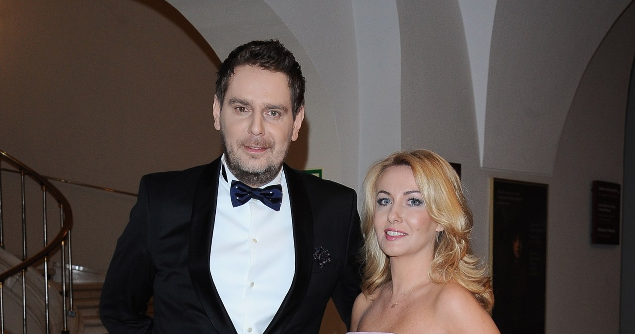 Modest Amaro z żoną Agnieszką /Andras Szilagyi /MWMedia