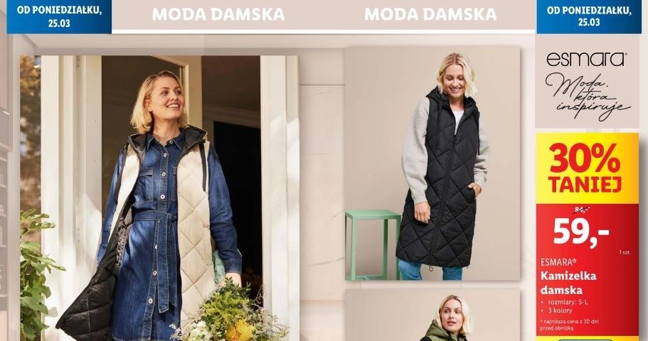 Modne kamizelki w promocji od Lidla! /Lidl /INTERIA.PL