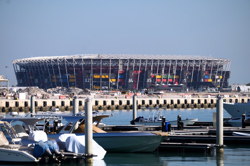 Modułowy Stadion 974 może być rozebrany w zaledwie kilka godzin /Markus Gilliar/GES-Sportfoto via Getty Images /Getty Images