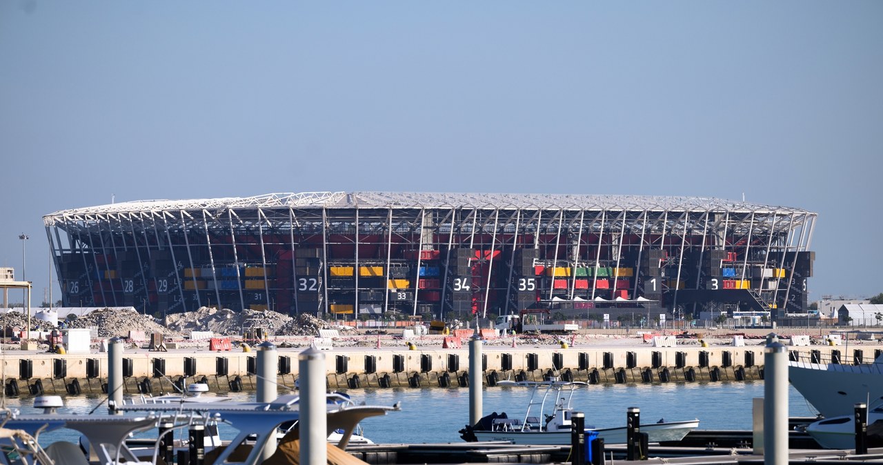 Modułowy Stadion 974 może być rozebrany w zaledwie kilka godzin /Markus Gilliar/GES-Sportfoto via Getty Images /Getty Images