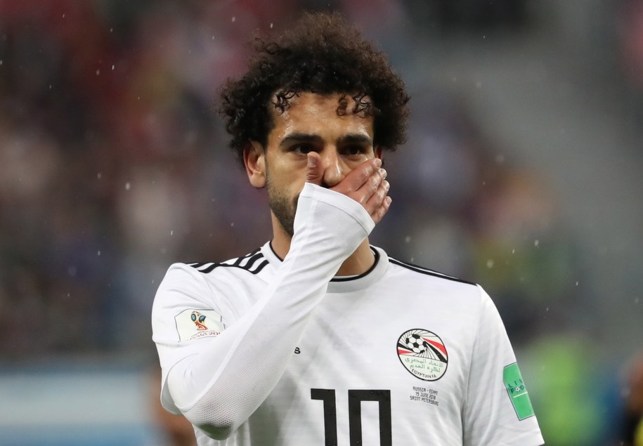 Mohamet Salah miał być gwiazdą mundialu, ale zawiódł swoją drużynę /	GEORGI LICOVSKI /PAP/EPA