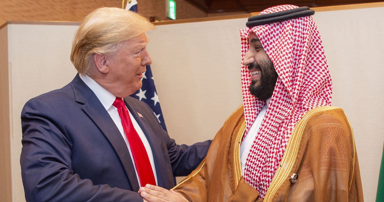 Mohammed bin Salman i Donald Trump spotkali się w 2019 roku /AFP PHOTO / SAUDI ROYAL PALACE / BANDAR AL-JALOUD /AFP