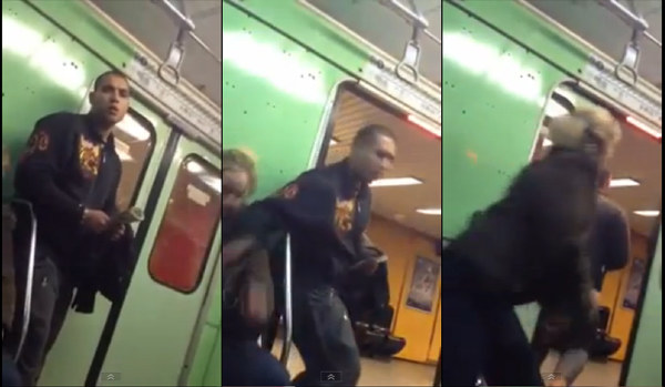 Moment kradzieży telefonu w budapesztańskim metrze /Michelle Starr/CNET Australia /materiały prasowe