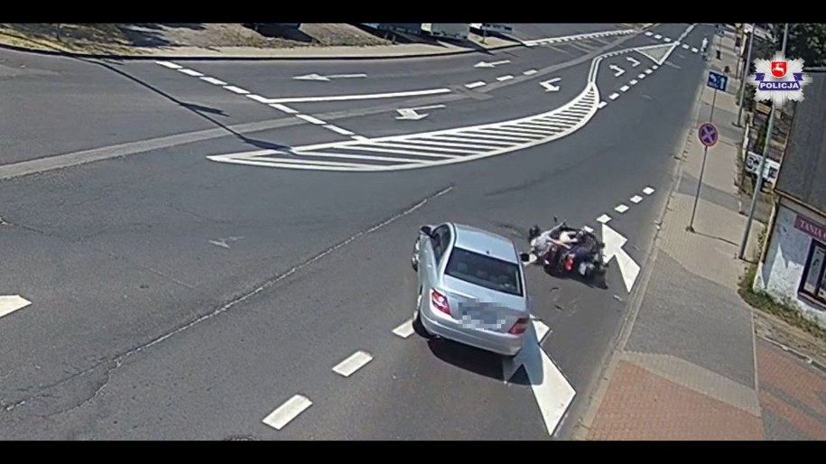 Moment zderzenia /Policja