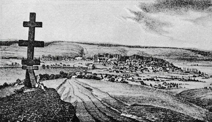 Monasterzyska, woj. tarnopolskie. Ok. 1847 r. /FoKa /Agencja FORUM