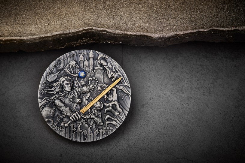 Monety z Wiedźminem to prawdziwa gratka dla kolekcjonerów i fanów serii Sapkowskiego /materiały prasowe